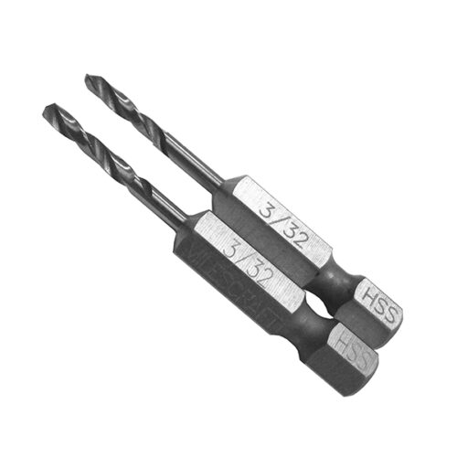 3/32" Metal StubbyBit (2 Pcs.)