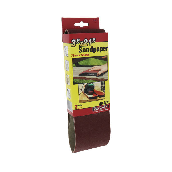 80-Grit Sanding Belt