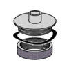 Bushing with Wave Washer